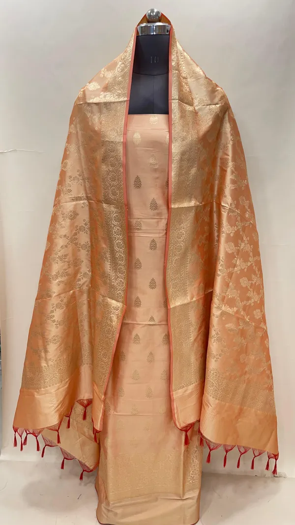 Orange_Semi_Katan_Silk_Handloom_Banarasi_3_pcs_Suit_Set_MUB_SK54