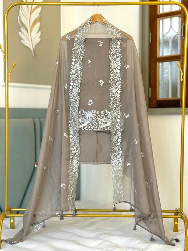 Taupe_Brown_Mal_Chanderi_Banarasi_Suit_With_Embroidery_Booti_&_Daman_Border_Dupatta_180Pnj_Mcp4