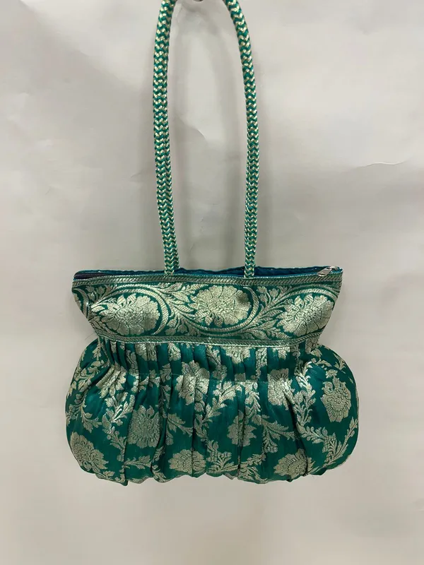 Green_Banarasi_Hand_Bag_HBG_44