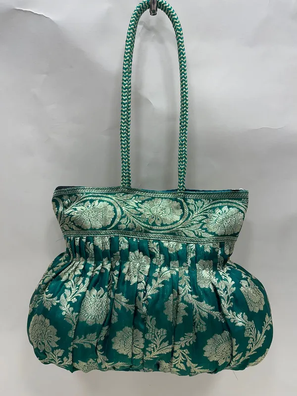 Green_Banarasi_Hand_Bag_HBG_44