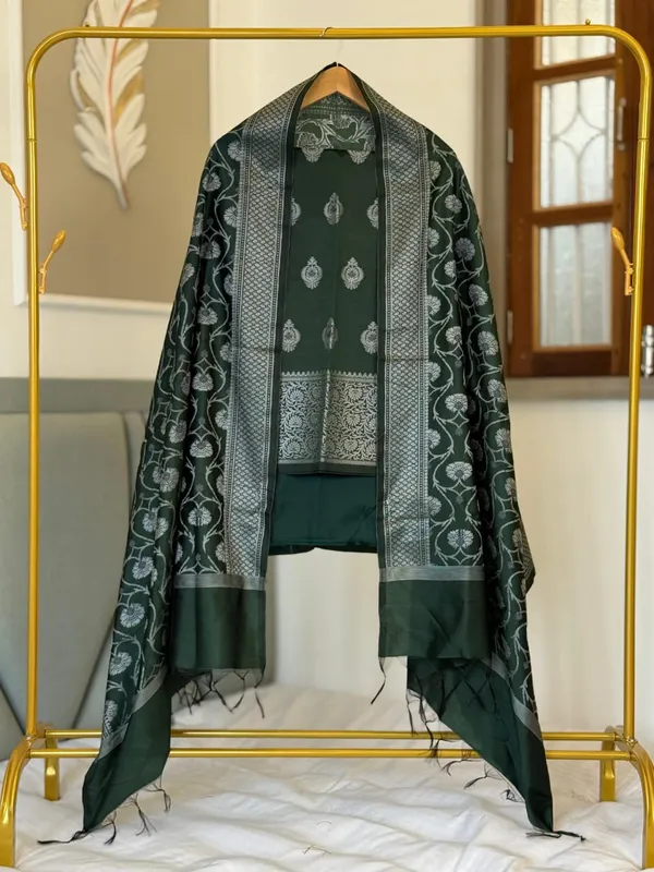 Dark_Green_Dupion_Silk_Banarasi_Suit_with_Intricate_Jaal_Dupatta_600SKL_SD8