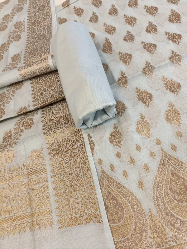 Seagreen_Cotton_Alfi_Zari_Booti_Banarasi_3_pcs_Suit_Set_525IM_CTN16