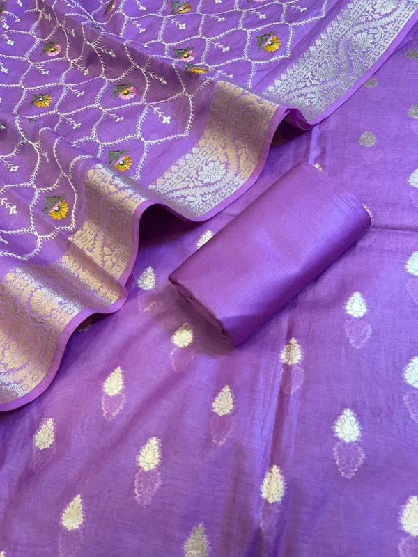 Purple_Pure_Mercerise_Cotton_Banarasi_Suit_with_Floral_Resham_Embroidery_Dupatta_130IM_PCM5