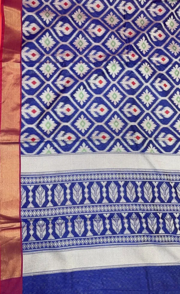 Blue_Cotton_Blend_Banarasi_Sarees_For_Women_GEASF_772