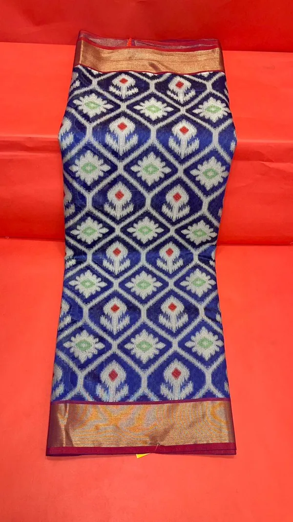 Blue_Cotton_Blend_Banarasi_Sarees_For_Women_GEASF_772