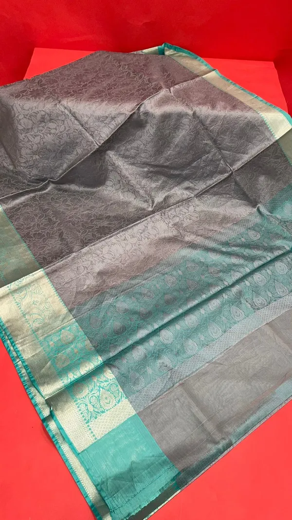 Grey_Art_Silk/Tanchoi_Banarasi_Sarees_For_Women_GEBC2