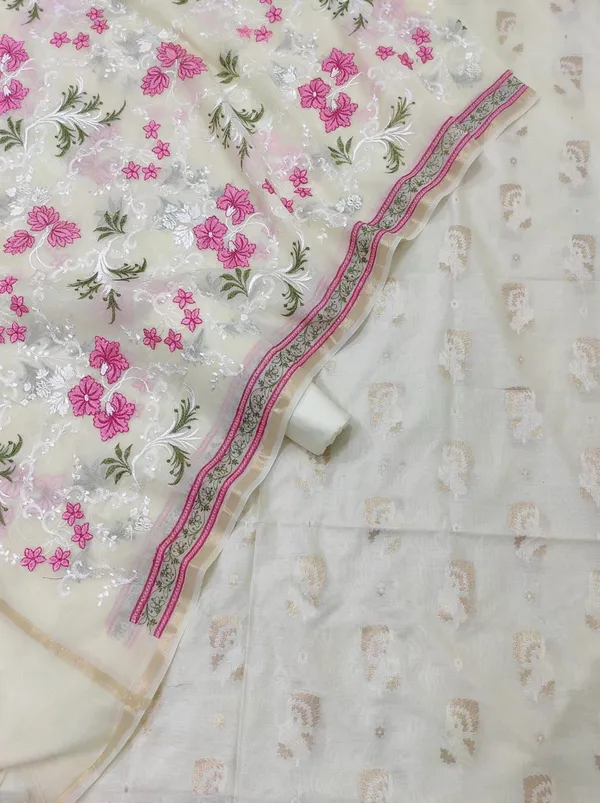 Offwhite_Pure_Mercerised_Resham_Mina_Embroidery_Dupatta_Banarasi_Suit_1250SKL_RM2