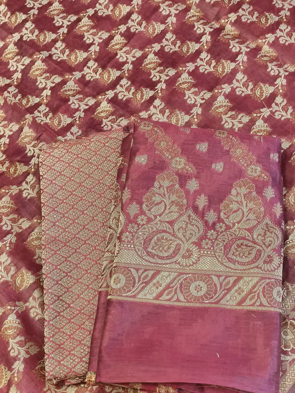 Light_Red_Cotton_Floral_Resham_Aada_Stripe_Banarasi_Suit_600AJ_PJS19