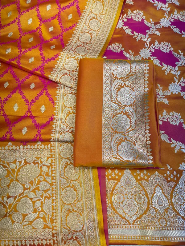 Mustard_Yellow_Mashru_Silk_Floral_Rangkaat_Floral_Zari_Jaal_Banarasi_3_pcs_Suit_Set_26AJ_MSR3