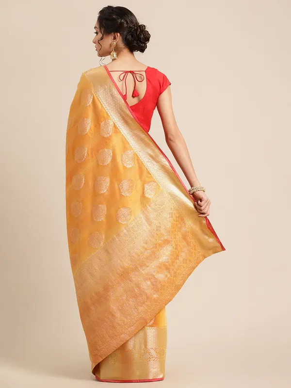 Gold_Matka_Silk/Silk_Blend_Banarasi_Sarees_For_Women_GEMTKSLK_208