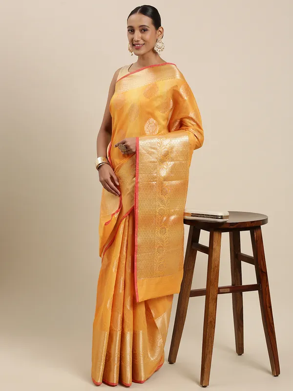 Gold_Matka_Silk/Silk_Blend_Banarasi_Sarees_For_Women_GEMTKSLK_208