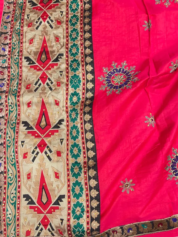 Pink_Cotton_Blend_Zari_Embroidery_Banarasi_Saree_600KS_8