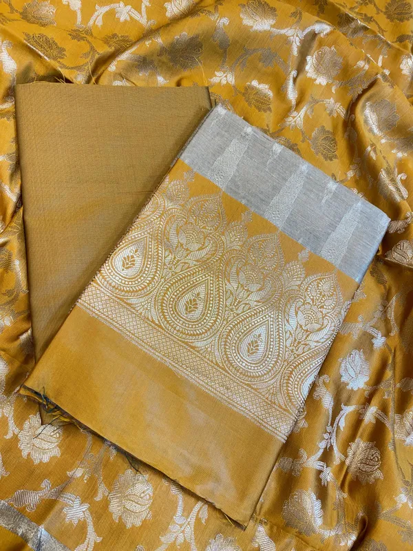 Beige_Art_Silk_Floral_Zari_Booti_Contrast_Banarasi_Suit_with_Mustard_Dupatta_625AJ_TPT43
