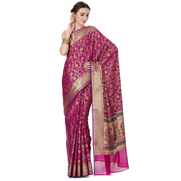 Humairah_Presents_Purple_Banarasi_Satin_Silk_Saree_with_Blouse_Piece_(JA50)