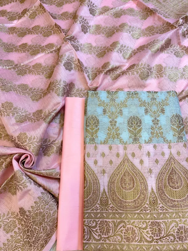 Blue_Cotton_Alfi_Zari_Jaal_Contrast_Pink_Border_Banarasi_Suit_55IM_CTN6