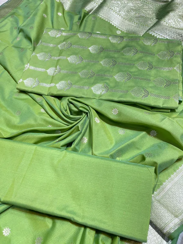 Humairah_Presents_Pistachio_Silver_Zari_Floral_Stripe_3_pcs_Suit_Set_with_Plain_Bottom_and_Chunri_Zari_Booti_Pista_Green_Dupatta