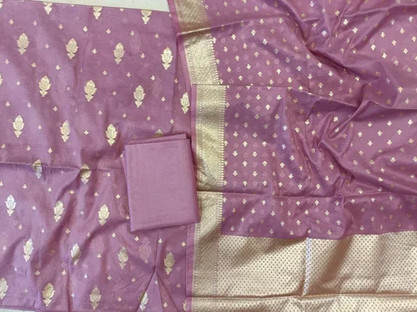 Light_Purple_Mercerise_Silk_Floral_Zari_Booti_with_Chunri_Booti_Dupatta_Banarasi_Suit_11SKL_CMS1