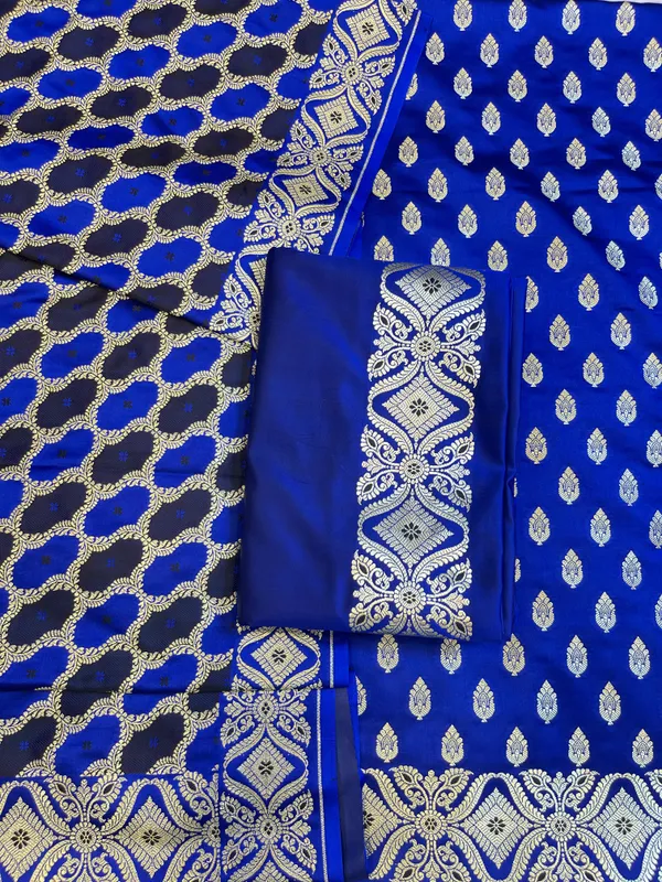 Blue_Mashru_Silk_Floral_Zari_Booti_with_Rangkaat_Dupatta_Banarasi_3_pcs_Suit_Set_26AJ_MSR9