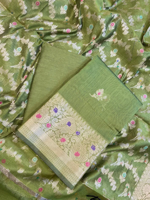 Green_Cotton_Resham_Mina_Floral_Booti_Paisley_Mina_Border_Banarasi_Suit_625SHL_CT19