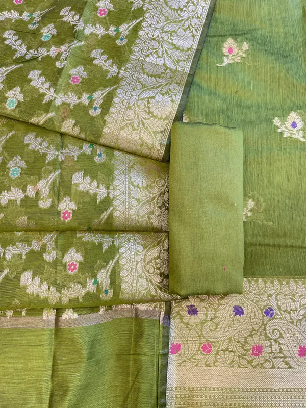 Green_Cotton_Resham_Mina_Floral_Booti_Paisley_Mina_Border_Banarasi_Suit_625SHL_CT19