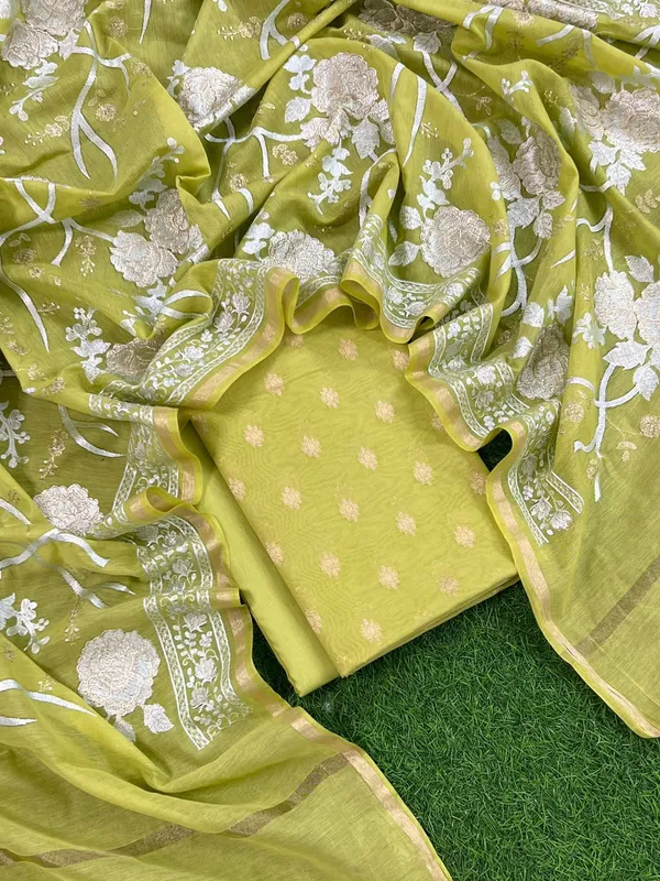 Pure_Mercerized_Olive_Floral_Booti_Banarasi_Suit_with_Heavy_Thread_work_Jaal_Dupatta_1250SKL_PME6