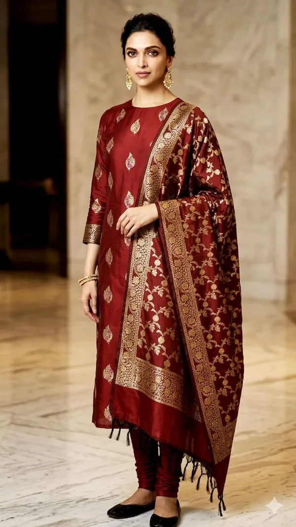 Red_Katan_Silk_Floral_Pankhudi_Mina_Zari_Booti_Banarasi_Suit_with_Zari_Jaal_Dupatta_750SKL_KSM12