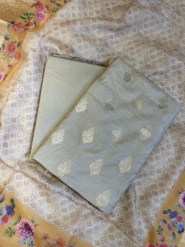 Beige_Cotton_Silk_Dyable_Floral_Zari_Booti_with_Digital_Print_Kota_Check_Dupatta_Banarasi_3_pcs_Suit_Set_11IM_DCS9