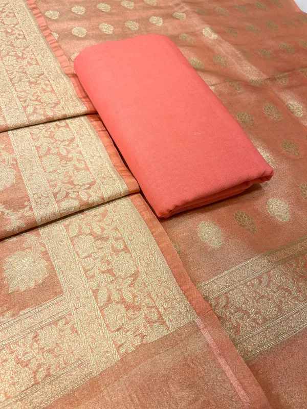 Puresilk_Handloom_Peach_Pink_Tissue_Silk_Banarasi_3_pcs_Suit_Set_RHN_TSU8