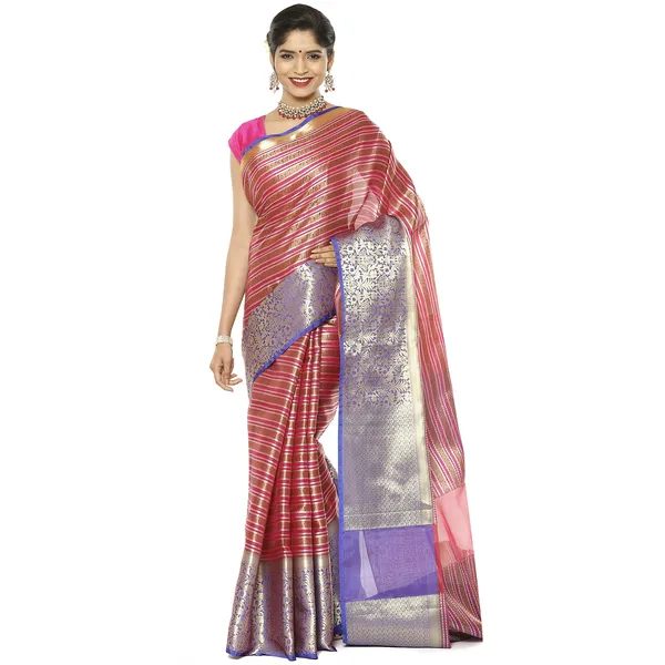 Light_Red_Kanjeevaram_Banarasi_Sarees_For_Women_GEMA2