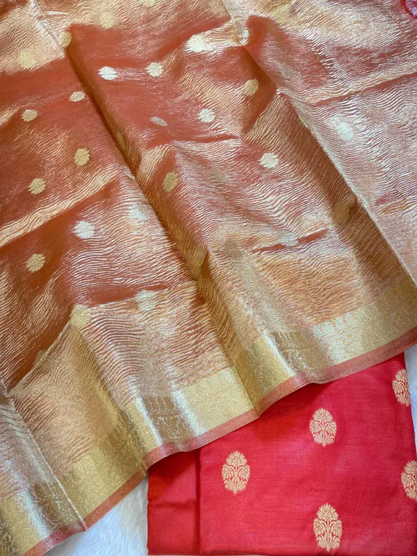 Red_Pure_Mercerise_Silk_Banarasi_3_pcs_Suit_Set_with_Crush_Tissue_Dupatta_1000SKL_PM10