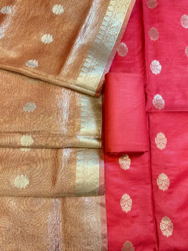 Red_Pure_Mercerise_Silk_Banarasi_3_pcs_Suit_Set_with_Crush_Tissue_Dupatta_1000SKL_PM10