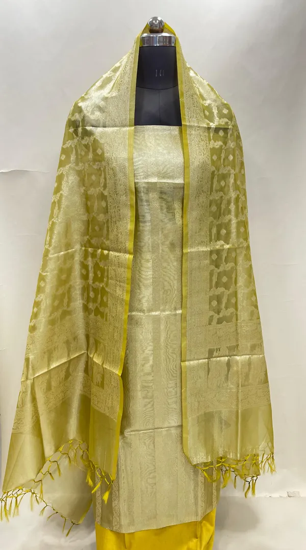 Humairah_Lime_Green_Tissue_Silk_Floral_Zari_Stripe_3_pcs_Suit_Set_with_Plain_Bottom_and_Floral_Zari_Booti_Jaal_Lime_Green_Dupatta