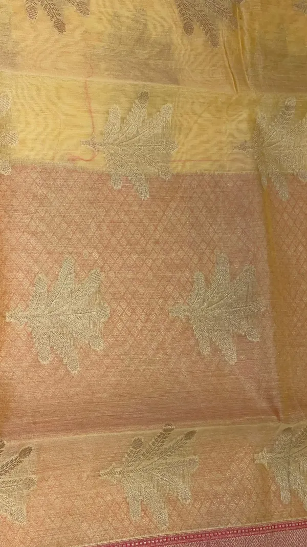 Yellow_Cotton_Blend_Banarasi_Sarees_For_Women_GEHKR_2