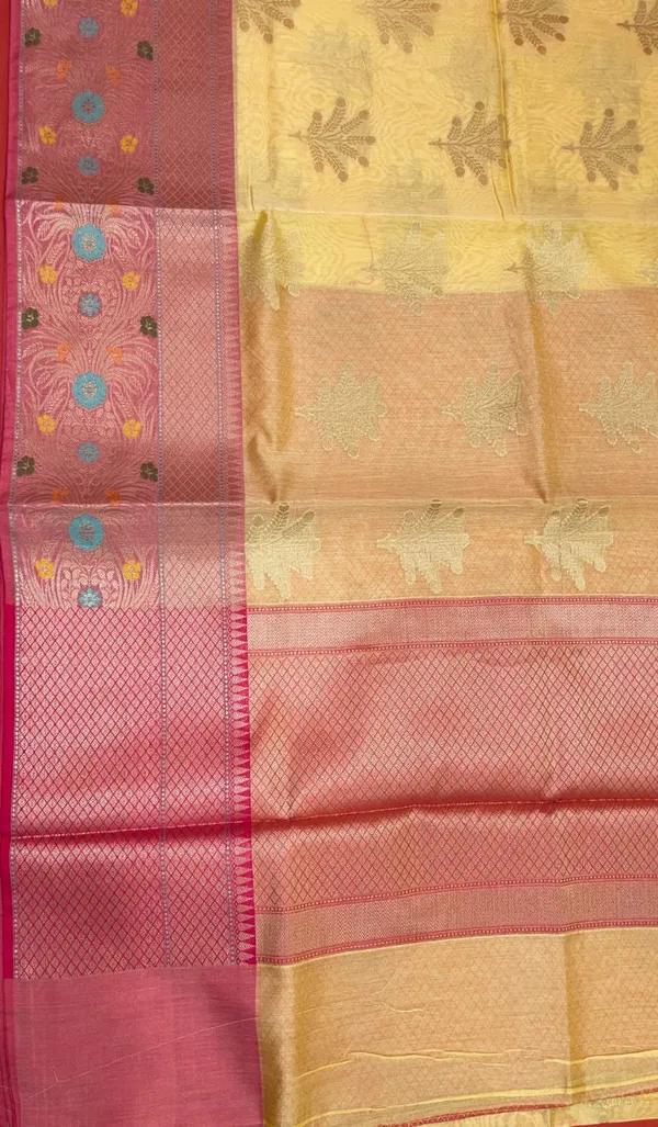 Yellow_Cotton_Blend_Banarasi_Sarees_For_Women_GEHKR_2