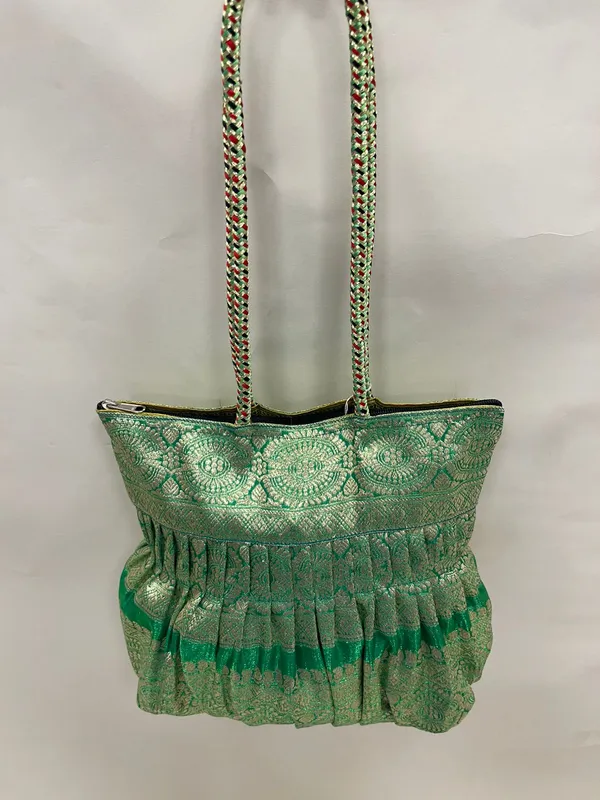 Green_Banarasi_Hand_Bag_HBG_45