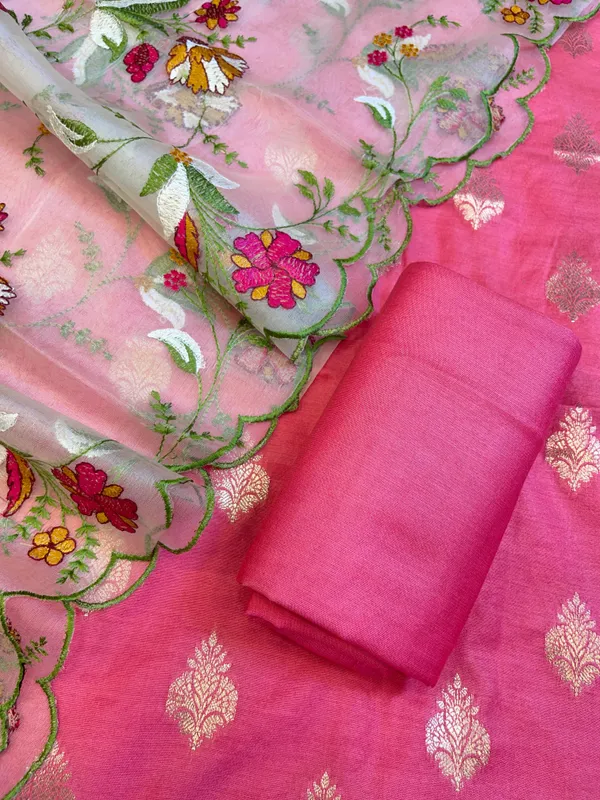 Pink_Cotton_Silk_Dyable_Floral_Zari_Booti_with_Embroidered_Dupatta_Banarasi_3_pcs_Suit_Set_14IM_DCS18