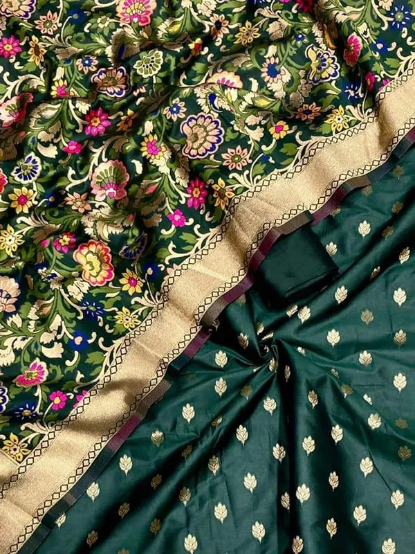 Darkgreen_Biba_Silk_Zari_Kimkhab_Mina_Jaal_Dupatta_Banarasi_Suit_Set_700SKL_KS28