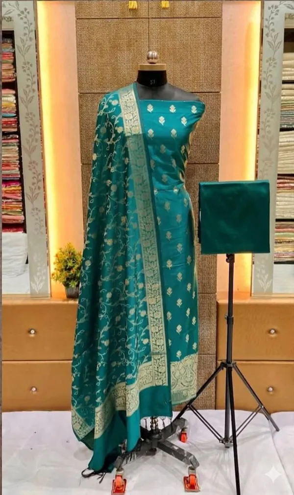 Peacock_Green_Katan_Silk_Floral_Zari_Booti_Daman_Banarasi_Suit_with_Alfi_Zari_Jaal_Dupatta_800SKL_KSD29