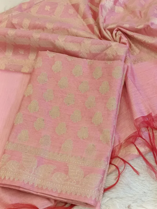 Pink_Cotton_Blend_Floral_Zari_Booti_with_Zig-Zag_Zari_Jaal_Dupatta_Banarasi_Suit_65SHL_PV2