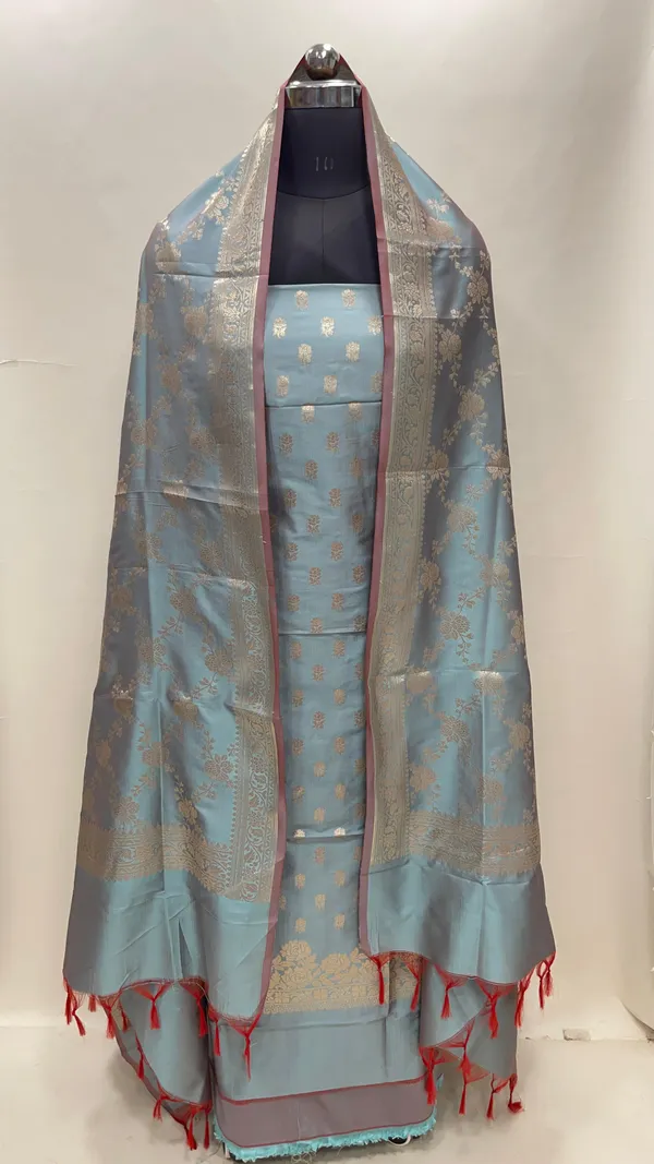 Seagreen_Semi_Katan_Silk_Handloom_Banarasi_3_pcs_Suit_Set_MUB_SK40