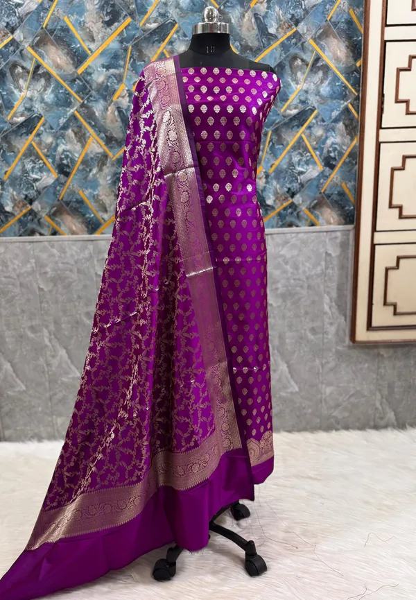 Purple_Katan_Silk_Floral_Zari_Daman_Booti_Banarasi_Suit_with_Tilfi_Zari_Jaal_Dupatta_800SKL_KSD18