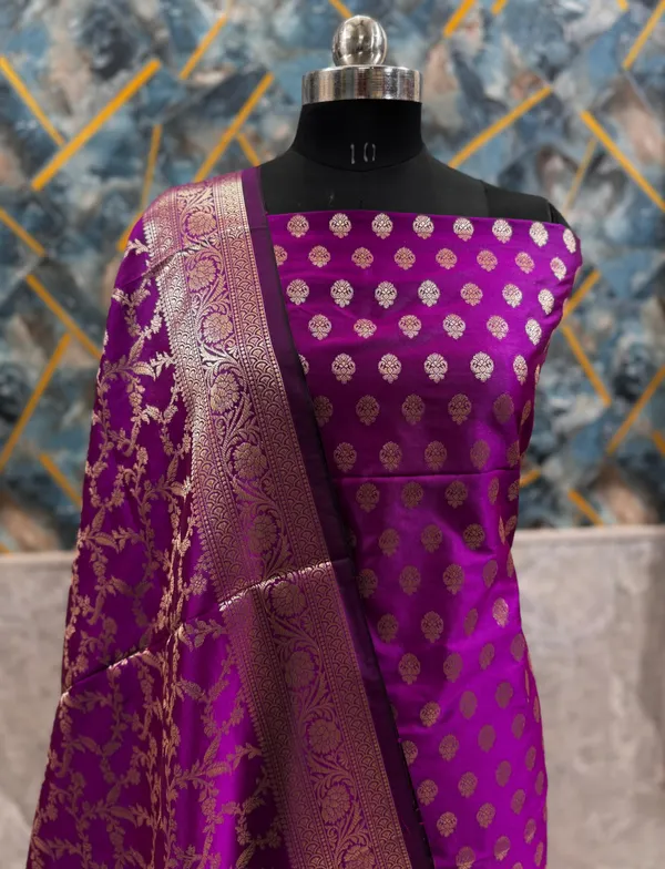 Purple_Katan_Silk_Floral_Zari_Daman_Booti_Banarasi_Suit_with_Tilfi_Zari_Jaal_Dupatta_800SKL_KSD18
