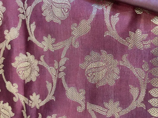 Beige_Art_Silk_Floral_Zari_Booti_Contrast_Banarasi_Suit_with_Maroon_Dupatta_625AJ_TPT47