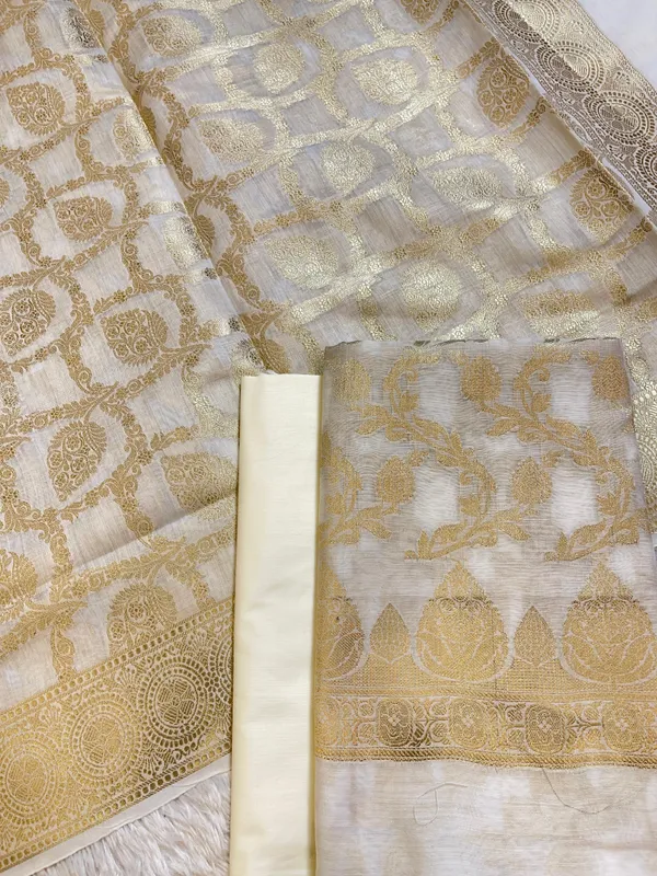 Off_white_Mercerize_Cotton_Silk_Banarasi_3_pcs_Suit_Set_700SKL_MS1