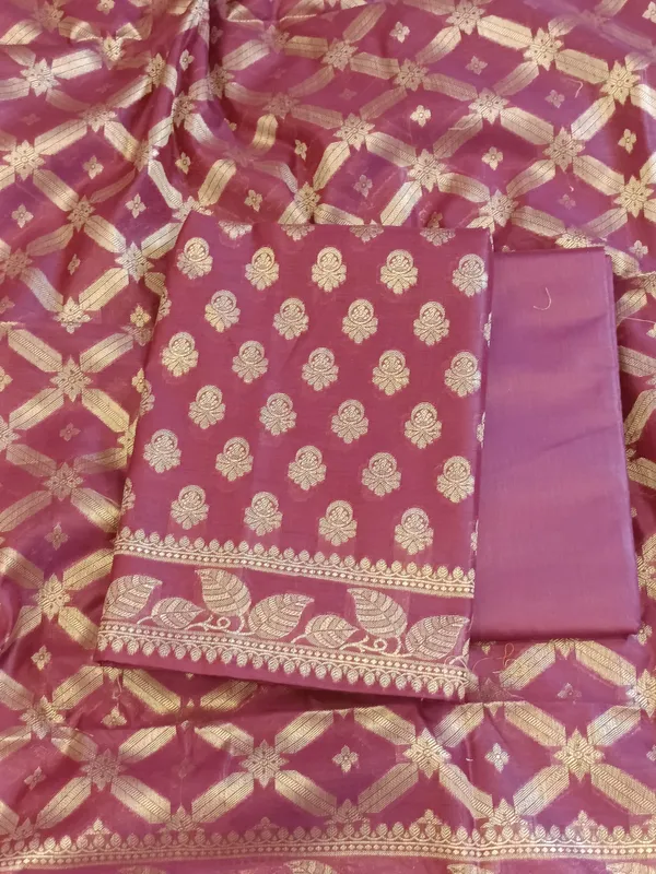 Burgundy_Cotton_Blend_Floral_Zari_Booti_with_Zig-Zag_Zari_Jaal_Dupatta_Banarasi_Suit_65SHL_PV3