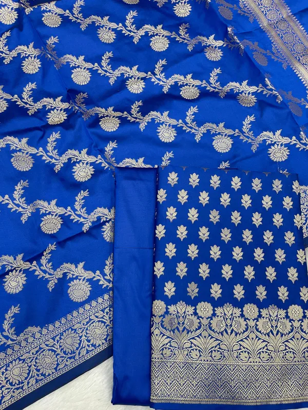 Blue_Katan_Silk_Daaman_Border_Banarasi_3_pcs_Suit_Set_850JD_KBR2
