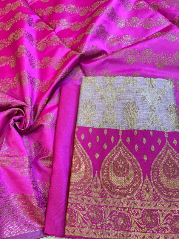 Magenta_Cotton_Alfi_Zari_Jaal_Contrast_Dark_Magenta_Silk_Border_Banarasi_Suit_55IM_CTN10