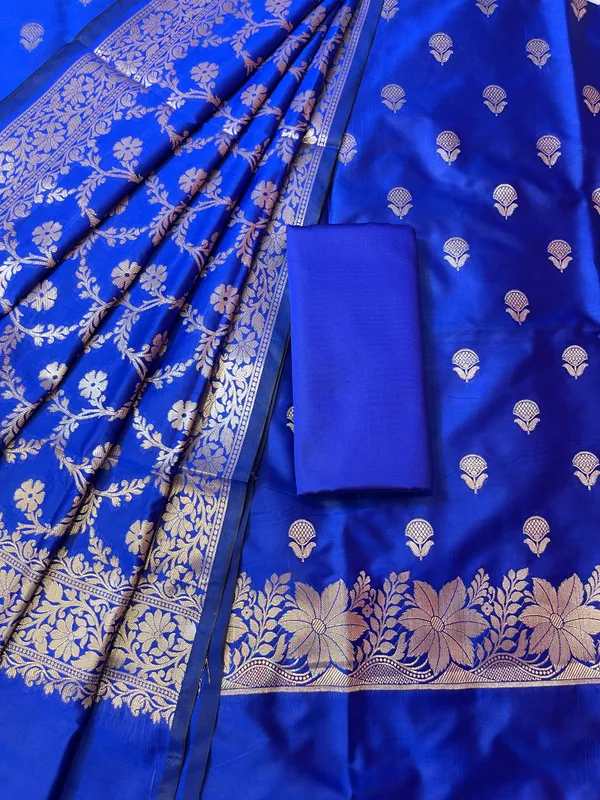 Blue_Semi_Silk_Floral_Zari_Booti_Banarasi_3_pcs_Suit_Set_with_Zari_Jaal_Dupatta_900AJ_SK29