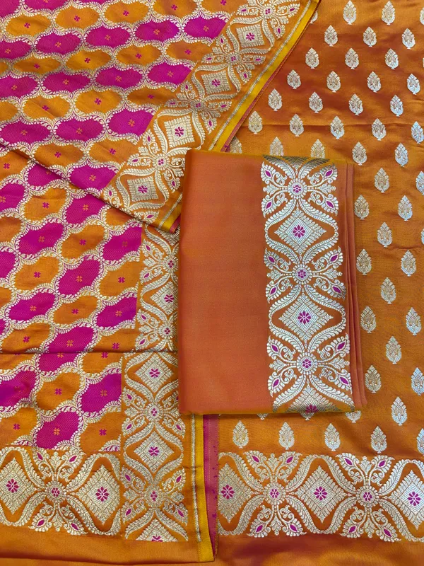 Mustard_Yellow_Mashru_Silk_Floral_Zari_Booti_with_Rangkaat_Dupatta_Banarasi_3_pcs_Suit_Set_26AJ_MSR12