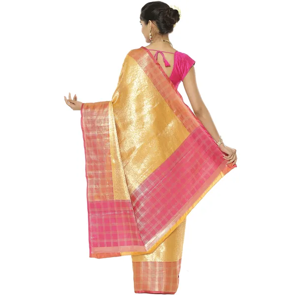 Orange_Kanchi_Silk_Banarasi_Sarees_For_Women_GEBE23
